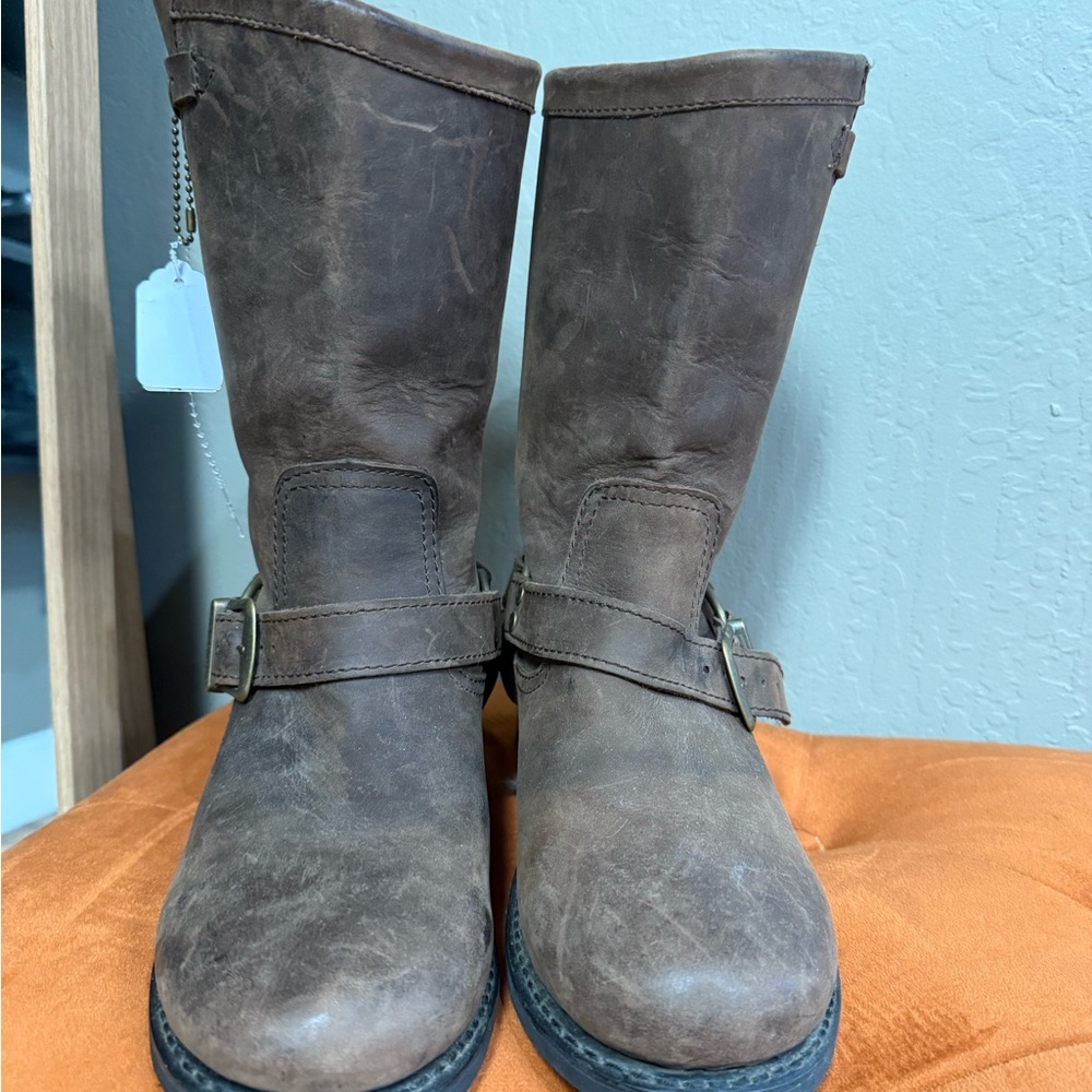 Harley-Davidson Brown Heeled Boots - Picture 2 of 3